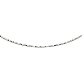 Sterling Silver 925 High Polished Foxtail Chain Made in