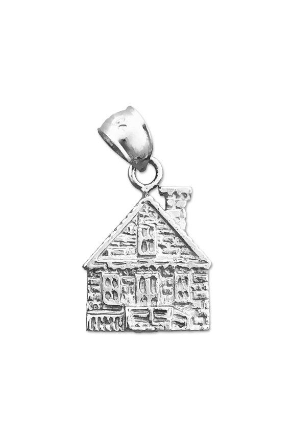 Rhodium Plated 925 Sterling Silver Home Charm