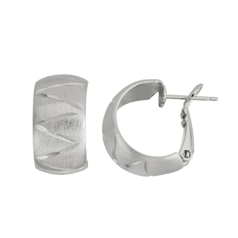 Rhodium earrings deals allergy