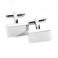 thumbnail image 1 of Rhodium-Plated Rectangular Cufflinks, 1 of 1
