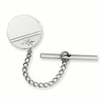 thumbnail image 1 of Rhodium-plated .01 Ct. Diamond Polished Florentined Tie Tack, 1 of 1