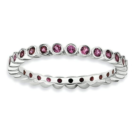 Rhodolite Garnet Sterling Silver Ring