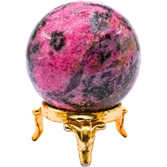 Rhodonite Crystal Ball Sphere 1.5" Inches