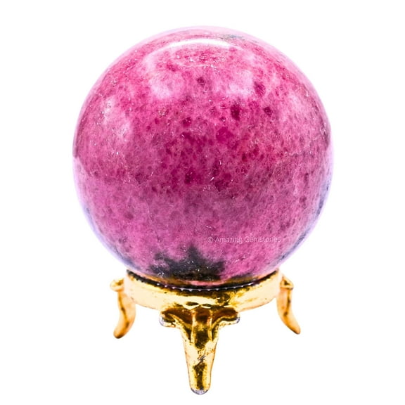 Rhodonite Crystal Ball Sphere 2" Inches