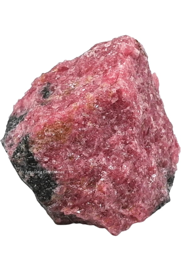 Rhodonite Crystal Raw Stones (2 Pieces)