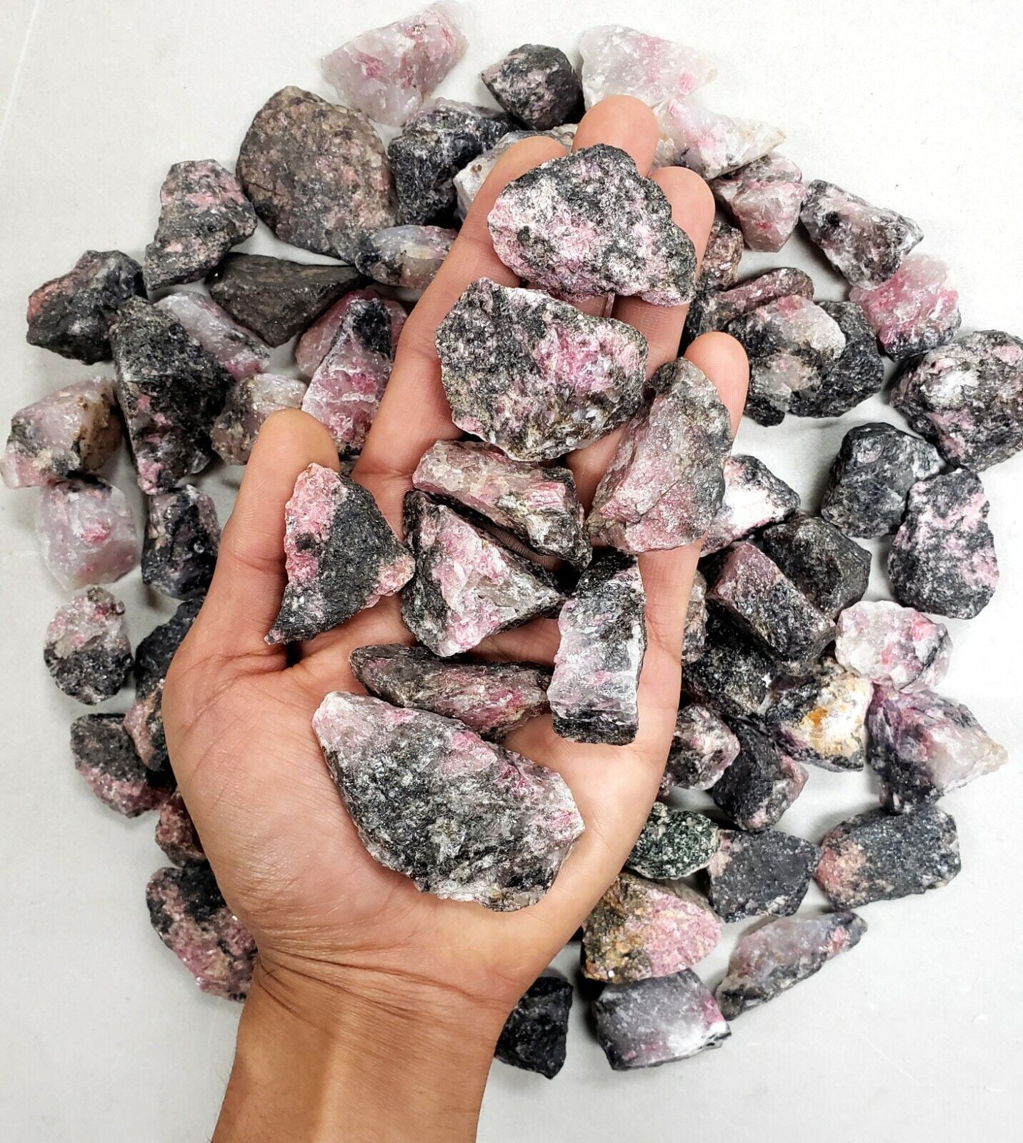Rhodonite Stones - Bulk Raw Rhodonite Crystals - Healing Crystals ...