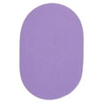 thumbnail image 1 of Rhody Rug HB15R024X036 2 x 3 in. Happy Braids Solid Violet Oval Rug, 1 of 2