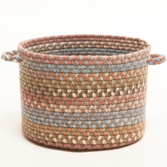 Rhody Rug Bar Harbor Mocha Multi 10" x 8" Basket