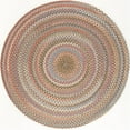 thumbnail image 1 of Rhody Rug BH37R048X048 4 ft. Bar Harbor Mocha Round Rug, Multi Color, 1 of 9