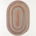 thumbnail image 1 of Rhody Rug BH37R120X156 10 x 13 ft. Bar Harbor Mocha Oval Rug, Multi Color, 1 of 9