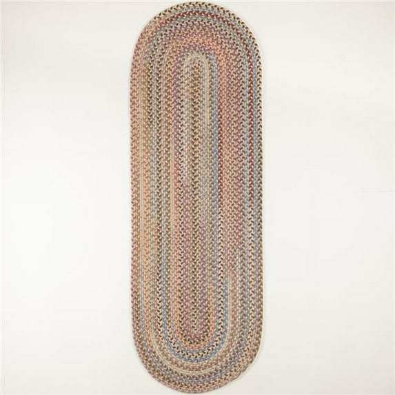 Rhody Rug BH57R024X072 2 x 6 ft. Bar Harbor Butterfield Runner Rug, Multi Color
