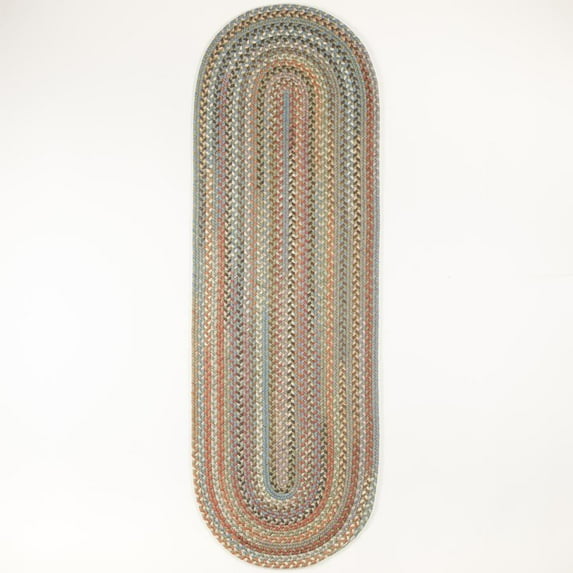 Rhody Rug Bar Harbor Seaweed Multi 2X6 Runner