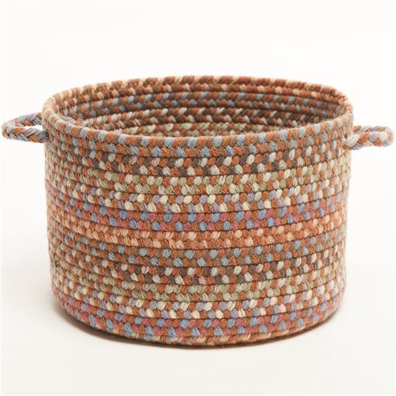 Rhody Rug BH77B018X012 18 x 12 in. Bar Harbor Bombay Basket, Multi Color