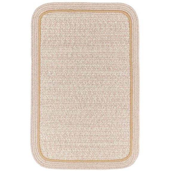 Rhody Rug Casual Comfort Sesame Banded 4X6 Rect.