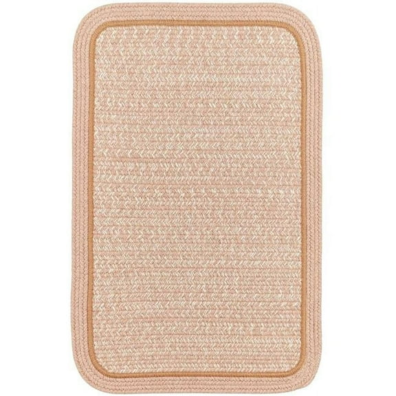Rhody Rug CC78R024X096S 2 x 8 ft. Casual Comfort Rosewood Banded Braided Rug, Rectangle-Runner