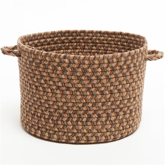 Rhody Rug CD36B018X012 18 x 12 in. Camden Shades of Brown Basket