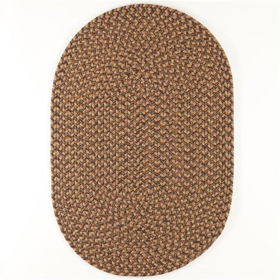 Rhody Rug Camden Shades of Brown 3X5 Oval