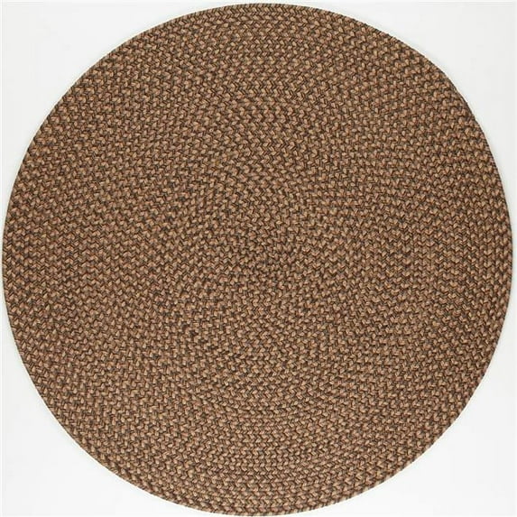 Rhody Rug CD36R120X120 10 ft. Camden Shades of Brown Round Rug