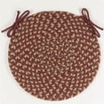 thumbnail image 1 of Rhody Rug CD46A015X015-4 Camden Garnet Tweed Chair Pads - Set of 4, 1 of 10