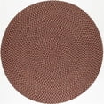 thumbnail image 1 of Rhody Rug CD46R048X048 4 ft. Camden Garnet Tweed Round Rug, 1 of 10