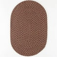 thumbnail image 1 of Rhody Rug CD46R048X072 4 x 6 ft. Camden Garnet Tweed Oval Rug, 1 of 10