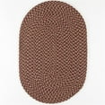 thumbnail image 1 of Rhody Rug CD46R084X108 7 x 9 ft. Camden Garnet Tweed Oval Rug, 1 of 10