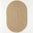 thumbnail image 1 of Rhody Rug CD56R084X108 7 x 9 ft. Camden Tweed Oval Rug, Natural, 1 of 10