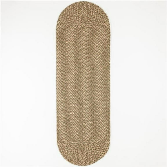 Rhody Rug CD66R024X120 2 x 10 ft. Camden Basil Tweed Runner Rug