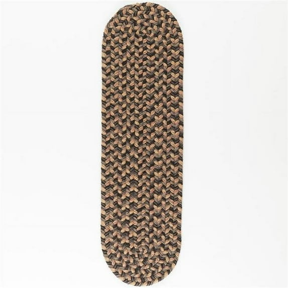 Rhody Rug CD86A008X028 8 x 28 ft. Camden Shadow Tweed Stair Tread