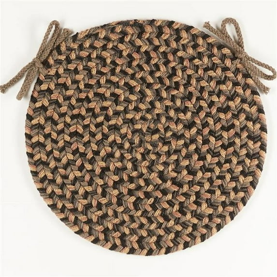Rhody Rug CD86A015X015 15 in. Camden Shadow Tweed Chair Pad