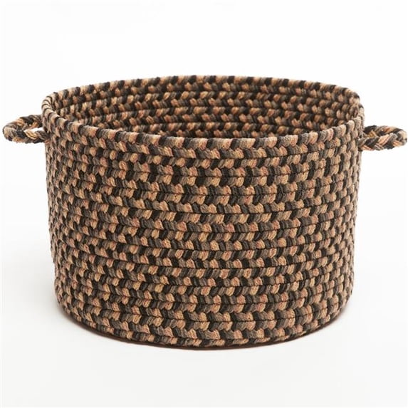 Rhody Rug CD86B018X012 18 x 12 in. Camden Shadow Tweed Basket