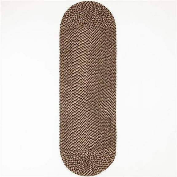 Rhody Rug CD86R024X120 2 x 10 ft. Camden Shadow Tweed Runner Rug