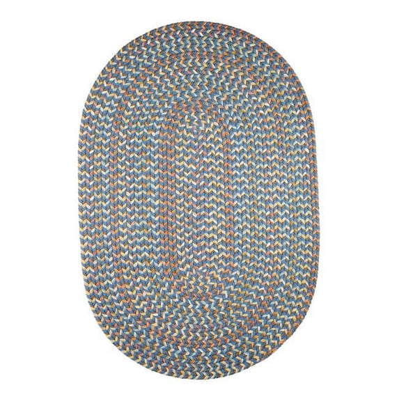 Rhody Rug CY97A008X028 Cypress Stair Tread Marina Blue