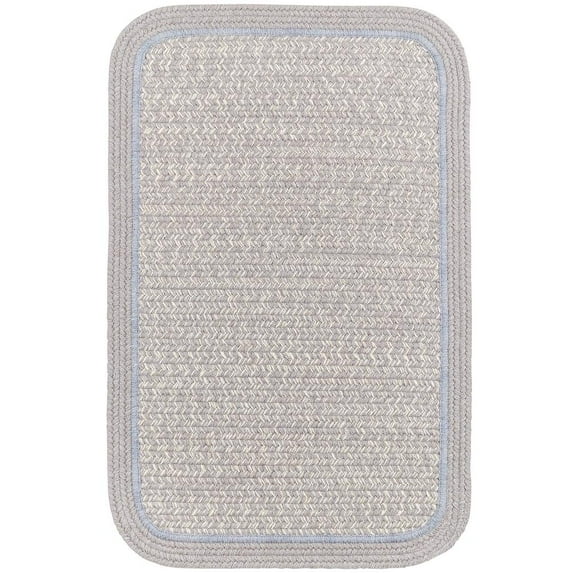 Rhody Rug Casual Comfort Silvermist Banded 2X10 Rect-Runner