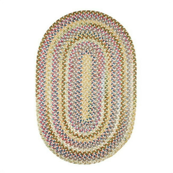 Rhody Rug Country Jewel 8' Round Rug Champagne