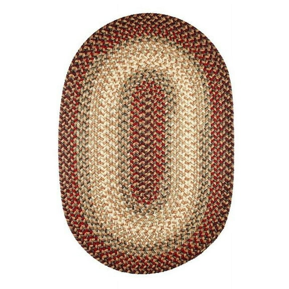 Rhody Rug EL73R024X048 Easy Living 2x4 Runner Spanish Red