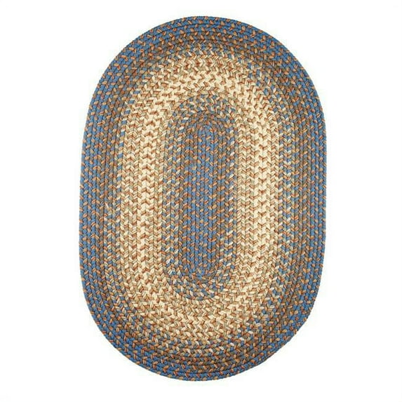 Rhody Rug EL93R060X096 Easy Living 5x8 Rug Blue Lake