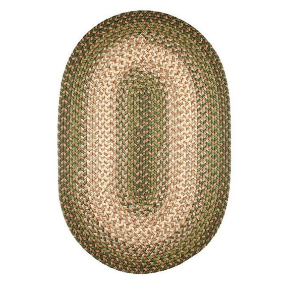 Rhody Rug Easy Living 4' Round Rug Herb Garden