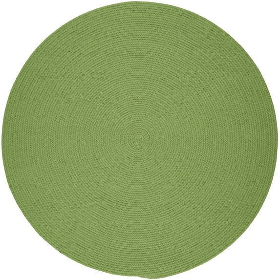Rhody Rug WearEver Key Lime Poly 4' Round