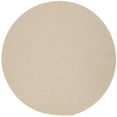 thumbnail image 1 of Rhody Rug  Happy Feet Indoor/ Outdoor Braided Area Rug Beige 6' Round Polypropylene,Nylon,Synthetic Border Stain Resistant,Antimicrobial 6' Round, 1 of 5