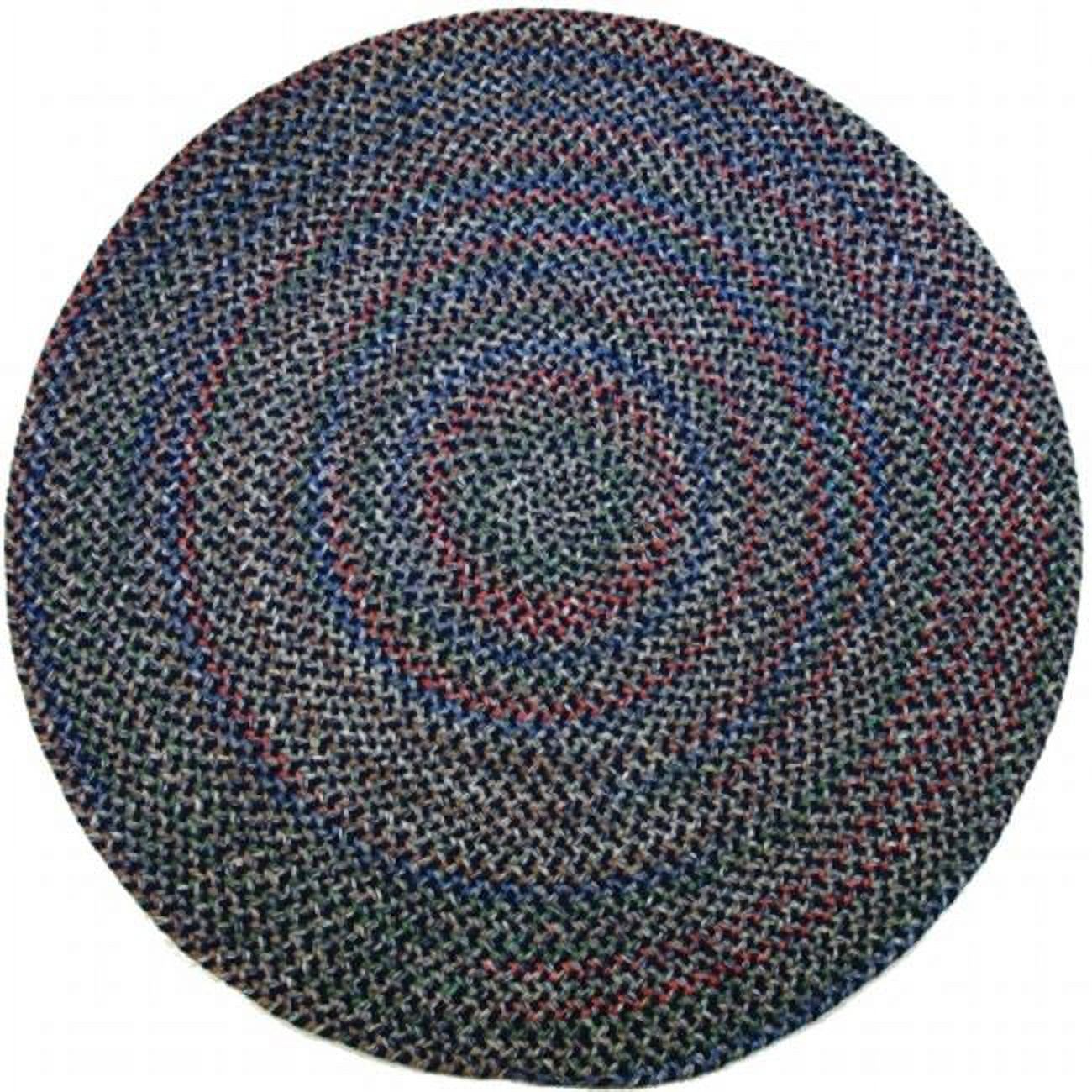 Rhody Rug KA13R096X096 Katie 8 ft. Multi IndoorOutdoor Round Braided
