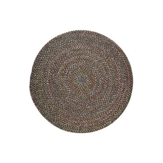 Rhody Rug Katie KA33 Brown 2 x 6 Oval Runner - Braided Area Rug, Home Decor, Floor Mat or Bedroom Rug - Easy Care, Ideal for High Traffic Areas in Hallway and Living Room - Made in USA