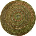 thumbnail image 1 of Rhody Rug Katie KA33 Brown 6 x 6 Round - Braided Area Rug, Home Decor, Floor Mat or Bedroom Rug - Easy Care, Ideal for High Traffic Areas in Hallway and Living Room - Made in USA, 1 of 5