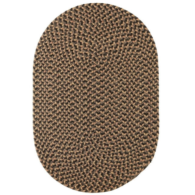 Rhody Rug Lexington Tweed Indoor/Outdoor Braided Rug Shadow tweed 8 ft ...