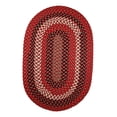 thumbnail image 1 of Rhody Rug Manhattan MA44 Red Brick 5 x 8 Oval - Braided Area Rug, Home Decor, Floor Mat or Bedroom Rug - Easy Care, Ideal for High Traffic Areas in Hallway and Living Room - Made in USA, 1 of 2