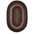 thumbnail image 1 of Rhody Rug Manhattan MA84 Black Satin 7 x 9 Oval - Braided Area Rug, Home Decor, Floor Mat or Bedroom Rug - Easy Care, Ideal for High Traffic Areas in Hallway and Living Room - Made in USA, 1 of 2