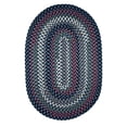 thumbnail image 1 of Rhody Rug Mayflower MF13 Old Glory 2 x 3 Oval - Braided Area Rug, Home Decor, Floor Mat or Bedroom Rug - Easy Care, Ideal for High Traffic Areas in Hallway and Living Room - Made in USA, 1 of 2