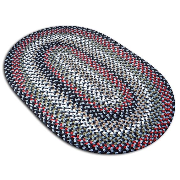 Rhody Rug Middletown Rug, 5 by 8-Inch, Old Glory