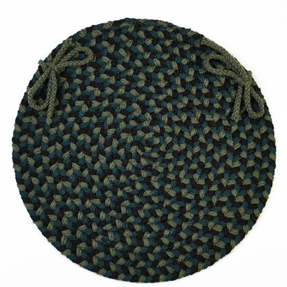 Rhody Rug Mayflower Verdant 15" Chair Pad