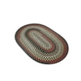 thumbnail image 1 of Rhody Rug Mayflower MF23 Verdant/Spruce 7 x 9 Oval - Braided Area Rug, Home Decor, Floor Mat or Bedroom Rug - Easy Care, Ideal for High Traffic Areas in Hallway and Living Room - Made in USA, 1 of 2
